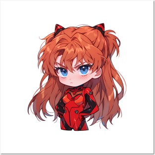 chibi asuka Posters and Art